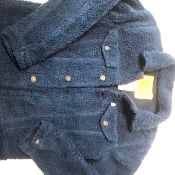Levi Fleece Jacket Button Up Youtu size 10 - Picture 1 of 5